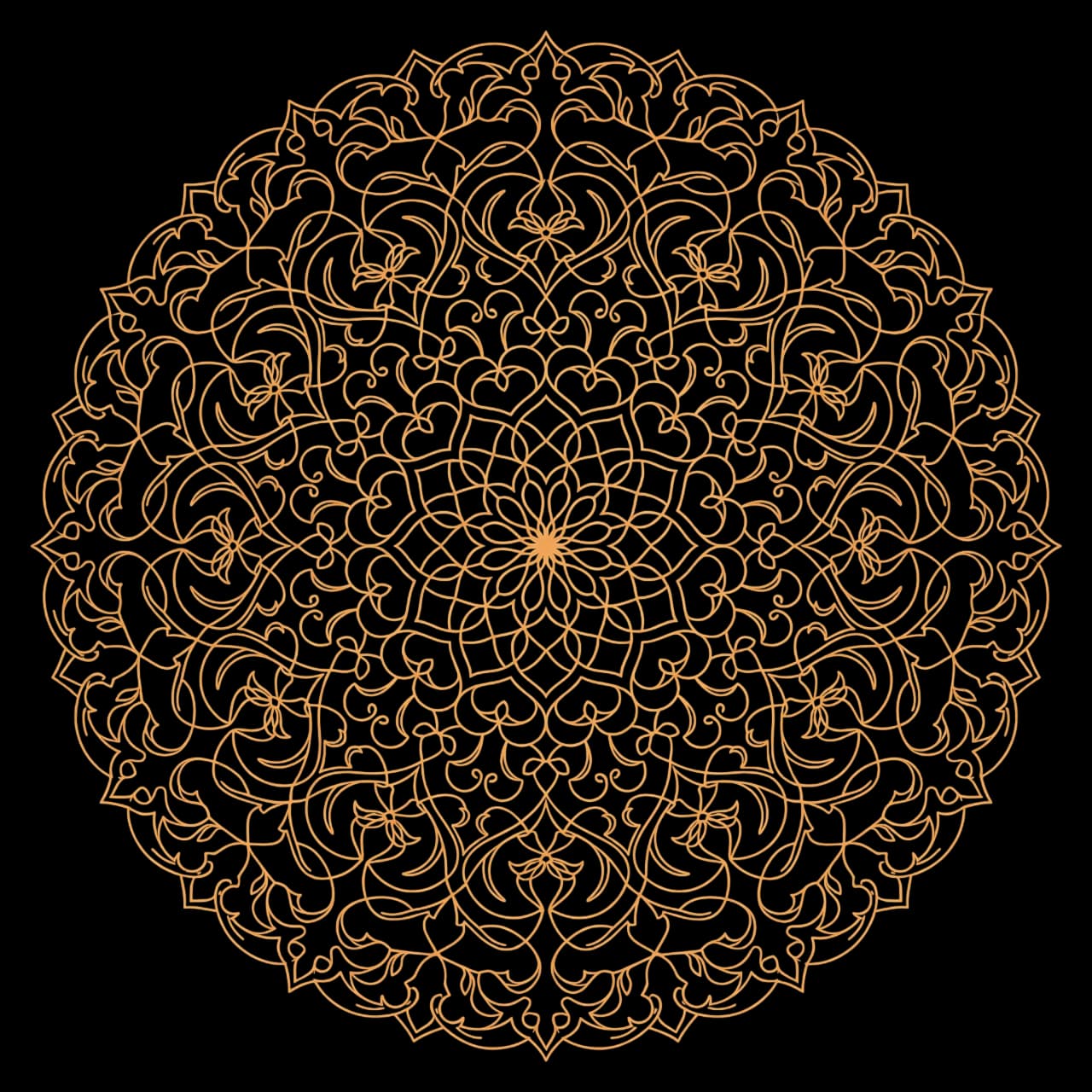 Pricing section radial background